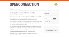 Desktop Screenshot of blog.openconnection.com